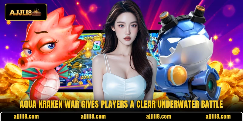 Aqua Kraken War gives players a clear underwater battle