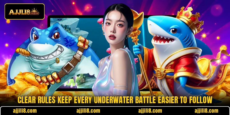 Clear rules keep every underwater battle easier to follow