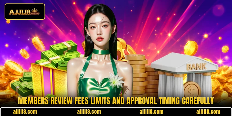 Members review fees limits and approval timing carefully