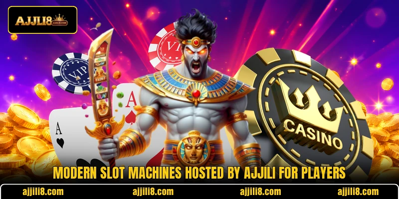 Modern slot machines hosted by AJJILI for players Modern slot machines hosted by AJJILI for players