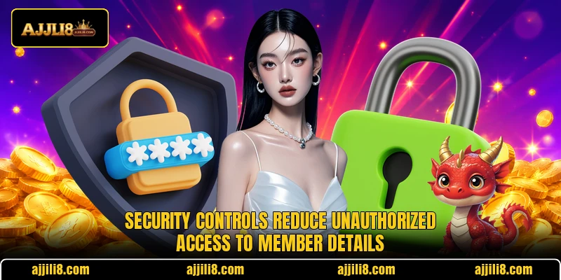 Security controls reduce unauthorized access to member details