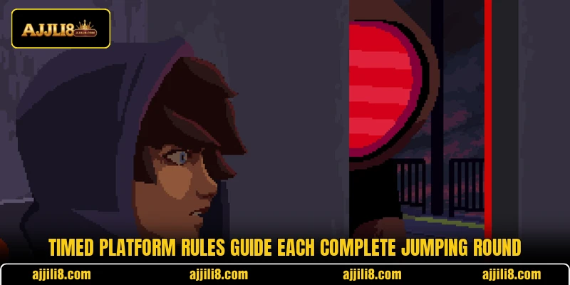 Timed platform rules guide each complete jumping round Timed platform rules guide each complete jumping round